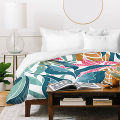 83 Oranges Botanicalia Duvet Cover