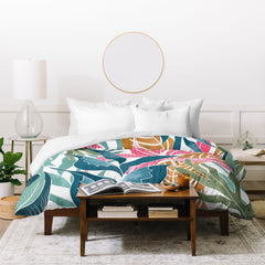 83 Oranges Botanicalia Duvet Cover