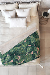 83 Oranges Botany Fleece Throw Blanket