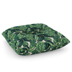 83 Oranges Botany Floor Pillow Square