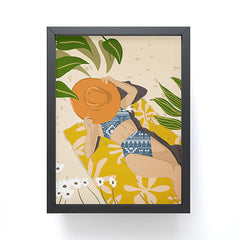 83 Oranges Bring Your Own Sunshine Framed Mini Art Print