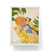 83 Oranges Bring Your Own Sunshine Framed Mini Art Print