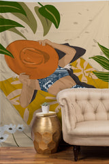 83 Oranges Bring Your Own Sunshine Tapestry