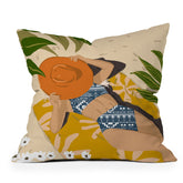 83 Oranges Bring Your Own Sunshine Throw Pillow