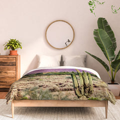 83 Oranges Cactus Sunset Comforter