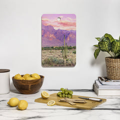 83 Oranges Cactus Sunset Cutting Board Rectangle