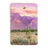 83 Oranges Cactus Sunset Cutting Board Rectangle