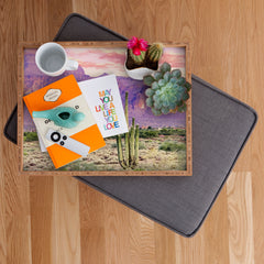 83 Oranges Cactus Sunset Rectangular Tray