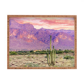 83 Oranges Cactus Sunset Rectangular Tray