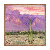 83 Oranges Cactus Sunset Square Tray