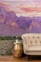 83 Oranges Cactus Sunset Tapestry
