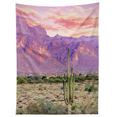 83 Oranges Cactus Sunset Tapestry