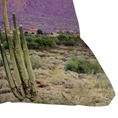 83 Oranges Cactus Sunset Throw Pillow
