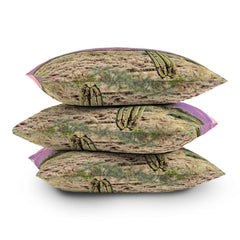 83 Oranges Cactus Sunset Throw Pillow