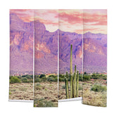 83 Oranges Cactus Sunset Wall Mural