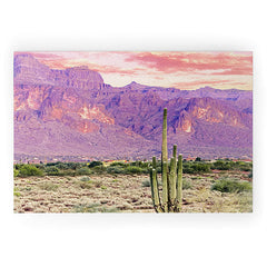 83 Oranges Cactus Sunset Welcome Mat