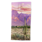 83 Oranges Cactus Sunset Beach Towel