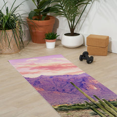 83 Oranges Cactus Sunset Yoga Mat