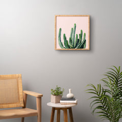 83 Oranges Cactus V6 Framed Wall Art