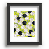 83 Oranges Carnations Recessed Framing Rectangle
