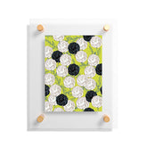 83 Oranges Carnations Floating Acrylic Print