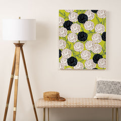 83 Oranges Carnations Art Canvas