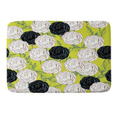 83 Oranges Carnations Memory Foam Bath Mat