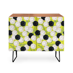 83 Oranges Carnations Credenza