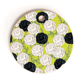 83 Oranges Carnations Cutting Board Round