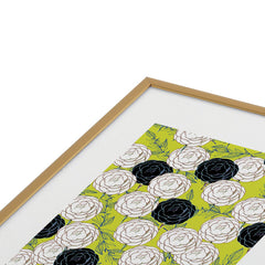 83 Oranges Carnations Metal Framed Art Print