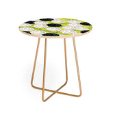83 Oranges Carnations Round Side Table