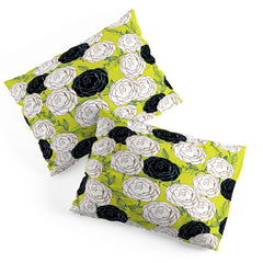 83 Oranges Carnations Pillow Shams