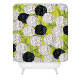 83 Oranges Carnations Shower Curtain