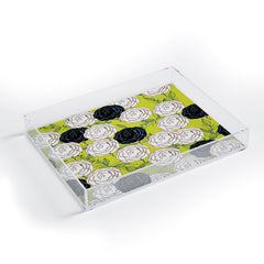83 Oranges Carnations Acrylic Tray