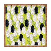 83 Oranges Carnations Square Tray