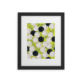 83 Oranges Carnations Framed Art Print