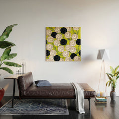 83 Oranges Carnations Wood Wall Mural
