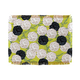 83 Oranges Carnations Throw Blanket