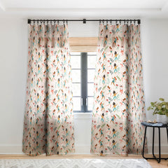 83 Oranges Central Park Zumba Sheer Window Curtain