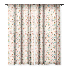 83 Oranges Central Park Zumba Sheer Window Curtain
