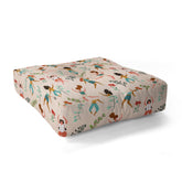 83 Oranges Central Park Zumba Floor Pillow Square