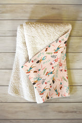 83 Oranges Central Park Zumba Fleece Throw Blanket