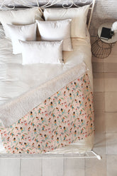 83 Oranges Central Park Zumba Fleece Throw Blanket