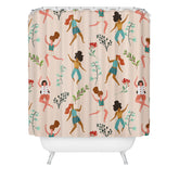83 Oranges Central Park Zumba Shower Curtain