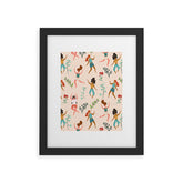 83 Oranges Central Park Zumba Framed Art Print