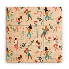 83 Oranges Central Park Zumba Wood Wall Mural