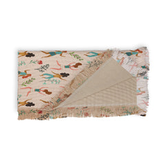 83 Oranges Central Park Zumba Throw Blanket