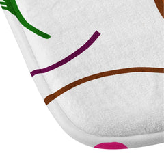 83 Oranges Charm Memory Foam Bath Mat
