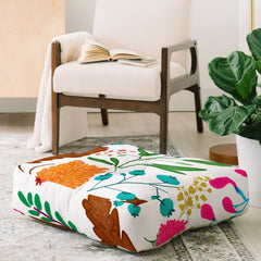 83 Oranges Charm Floor Pillow Square