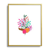 83 Oranges Charm Metal Framed Art Print